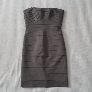 BCBG Women's Strapless Short Dress